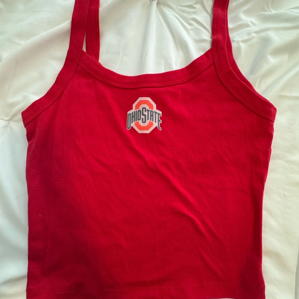 OSU red logo tank